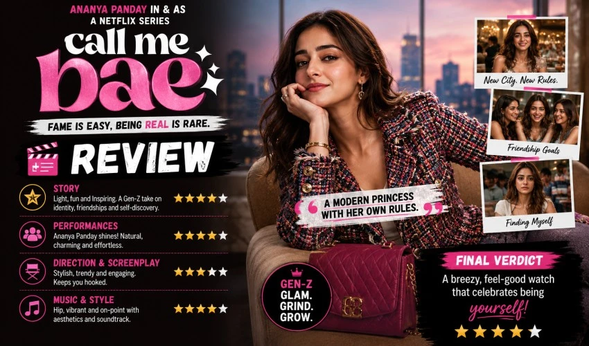 Ananya Panday Call Me Bae Review