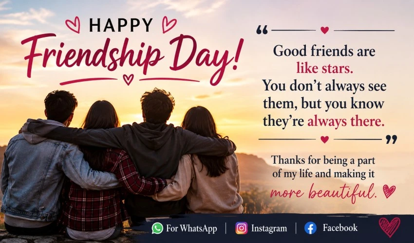 Happy Friendship Day Quotes for WhatsApp