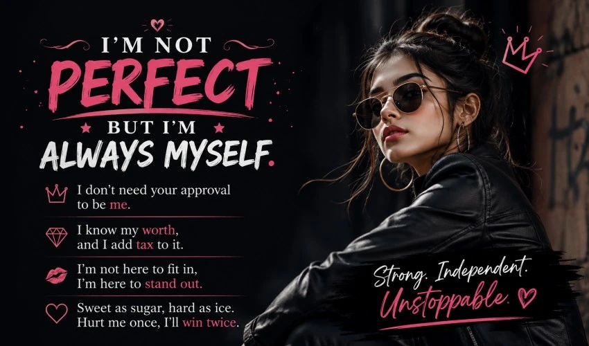 Killer Attitude Quotes for Girls in English
