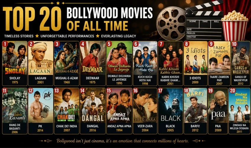 Top 20 Bollywood Movies of All Time